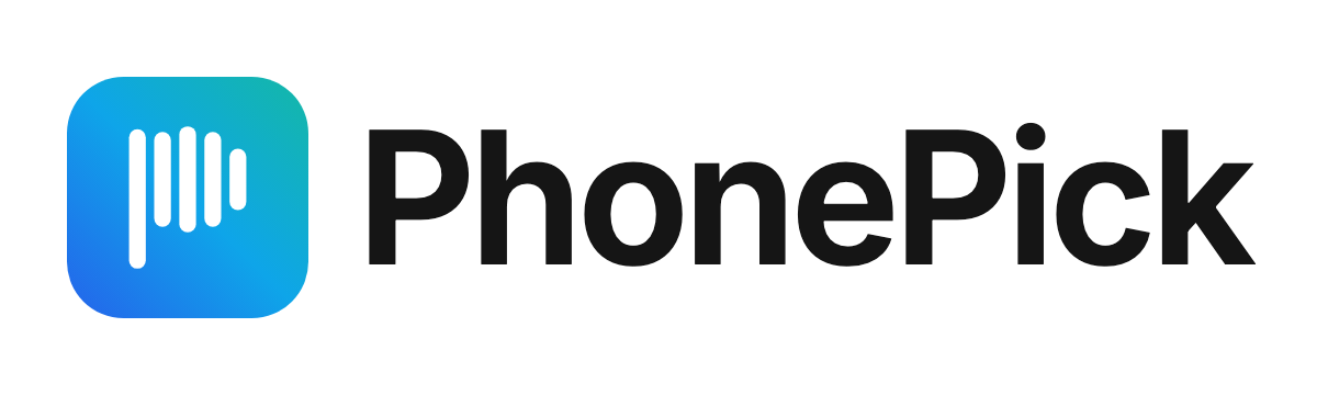 PhonePick logo on a light background